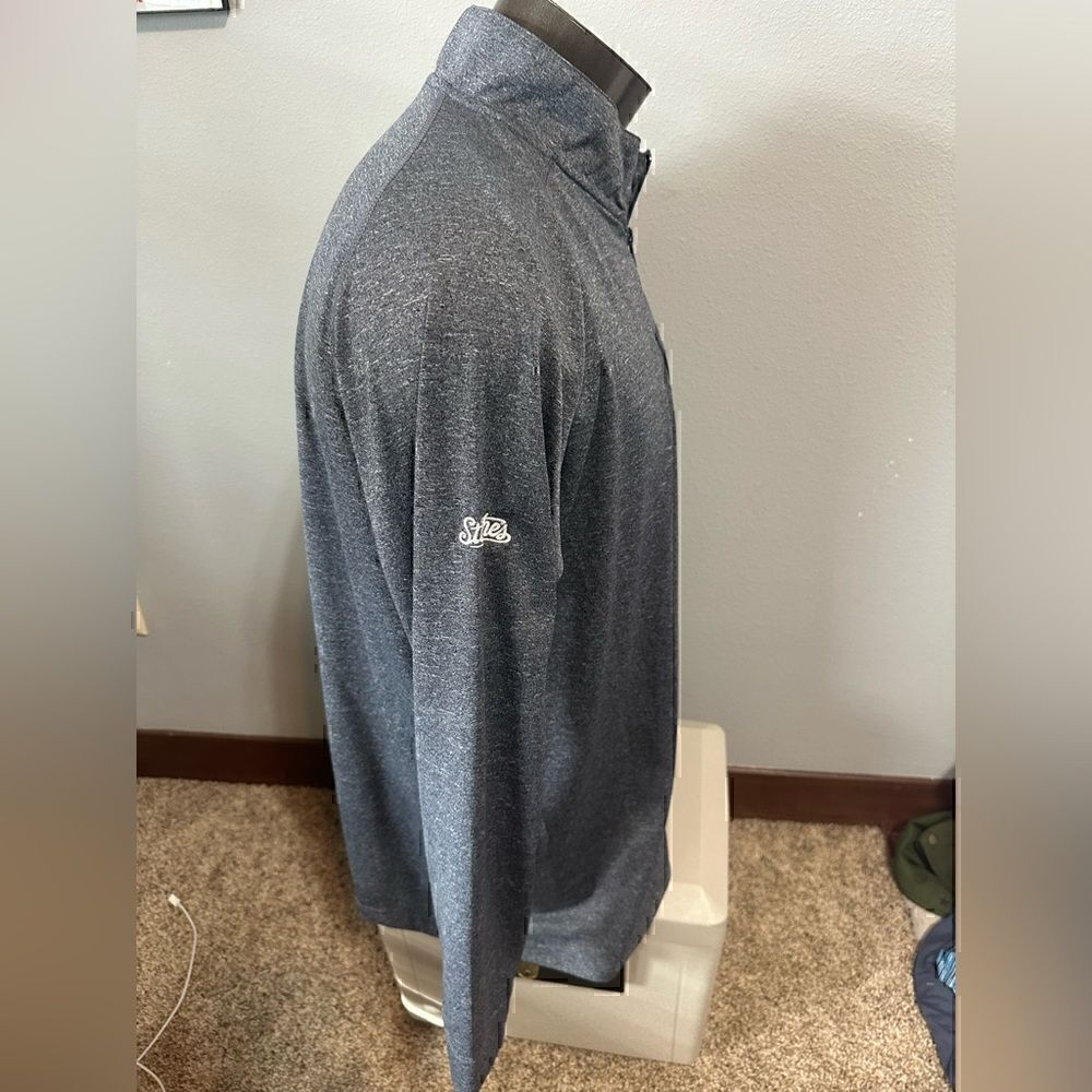 Stitches Houston Astros Men’s XL Gray Half ZIP Pullover - Picture 3 of 7